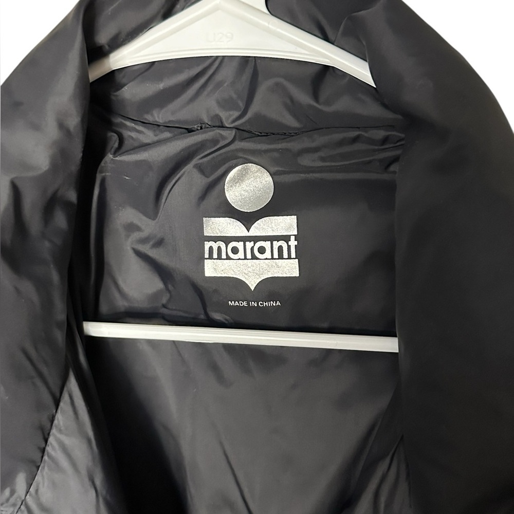 ISABEL MARANT Black Dilys Puffer Jacket 34 - Picture 3 of 5